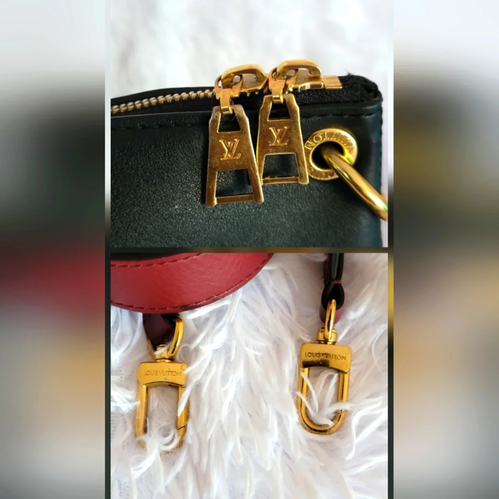 Auth💞 LOUIS VUITTON MAIDA HOBO DAMIER EBENE Hobo Shoulder Khaki